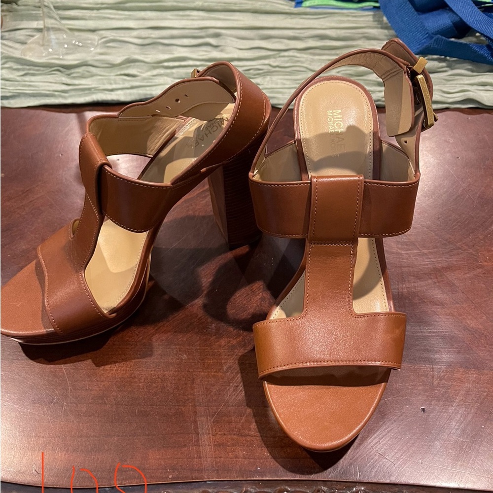 Michael Kors Brown High Heel Sandals